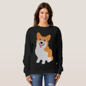 Corgi Smile Sweatshirt (Vorne ganz)