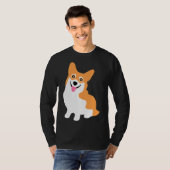 Corgi Smile T-Shirt (Vorne ganz)
