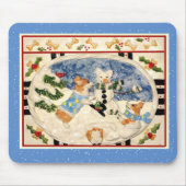 Corgi Snowman Mousepad (Vorne)