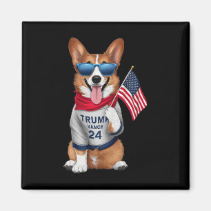Corgi Sogar mein Hund will Trump Vance Männer Frau Magnet