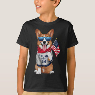 Corgi Sogar mein Hund will Trump Vance Männer Frau T-Shirt