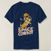 Corgi Space Cowboy von Tobe Fonseca T-Shirt (Design vorne)