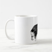 Corgi Spark im Schneelicht Kaffeetasse (Links)