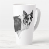 Corgi Spark im Schneelicht Milchtasse (Rechte Ecke)