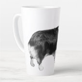 Corgi Spark im Schneelicht Milchtasse (Linke Ecke)