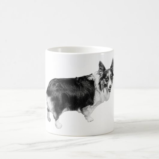 Corgi Spark in Snowlight Kaffeetasse (Mittel)