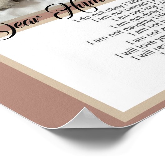 Corgi Speaks Poster (Ecke)