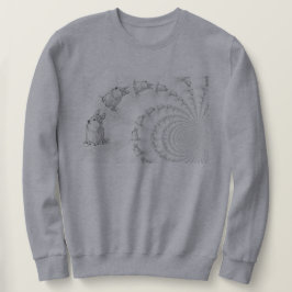 Corgi Spiral Sweatshirt - Männerbekleidung
