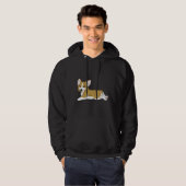 Corgi Sploot Hoodie (Vorne ganz)