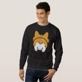 Corgi Splooting 388 Sweatshirt (Vorne ganz)
