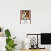 Corgi spricht poster (Heimbüro)