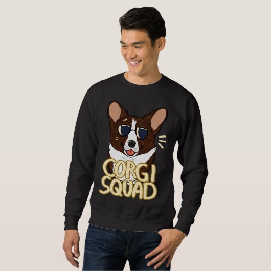 Corgi Squad Brindle Sweatshirt (Vorne ganz)