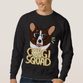 Corgi Squad Brindle Sweatshirt (Vorderseite)