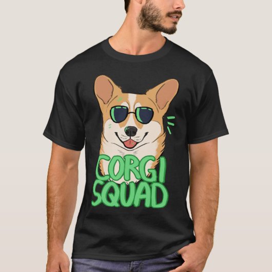 Corgi Squad Red T-Shirt (Vorderseite)