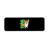 Corgi St Patricks Day mit Leprechaun Hat (Vorne)