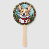 Corgi Stetti Glass Christmas Fächer (Rückseite)
