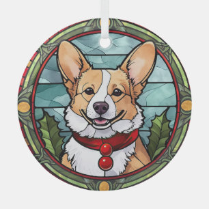 Corgi Stetti Glass Christmas Ornament Aus Glas