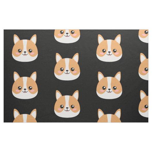 Corgi Stoff (Fat Quarter (45,7 x 55,9 cm))