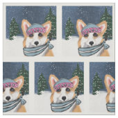 Corgi Stoff (Muster)