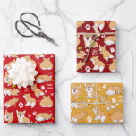 Corgi Story Christmas Holiday Wrapping Paper Geschenkpapier Set<br><div class="desc">Unser schön bedrucktes Packpapier kommt in einem Set von drei bequem vorgeschnittenen Blättern. Ideal für Geschenkpackungen, Gastgeschenke oder um Ihr nächstes kreatives Heimwerkerprojekt wirklich herausragend zu machen! Diese flachen Wraps sind besser als herkömmliche Würfel, weil sie nicht auf sich selbst abrollen, und die bequemen Leitgitter auf der Rückseite jedes einzelnen...</div>
