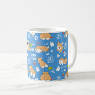 Corgi Story Christmas Kaffeetasse