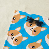 Corgi Strandtuch (Beispiel)