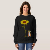 Corgi Sunflower Unique Fashion Printed Dogs Sweatshirt (Vorne ganz)