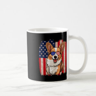 Corgi Sungles American Flag Usa Patriotic 4. J Kaffeetasse