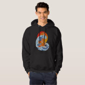 Corgi Surfer Surfing Surf Board Corgi Hoodie (Vorne ganz)