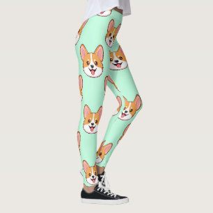 Corgi Süßer Hund Liebhaber Muster Leggings