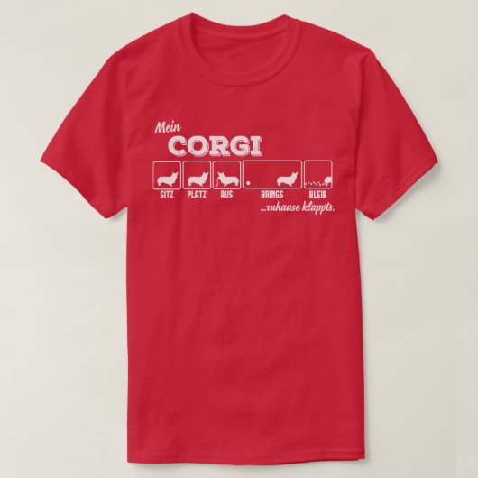 Corgi T-Shirt (Design vorne)
