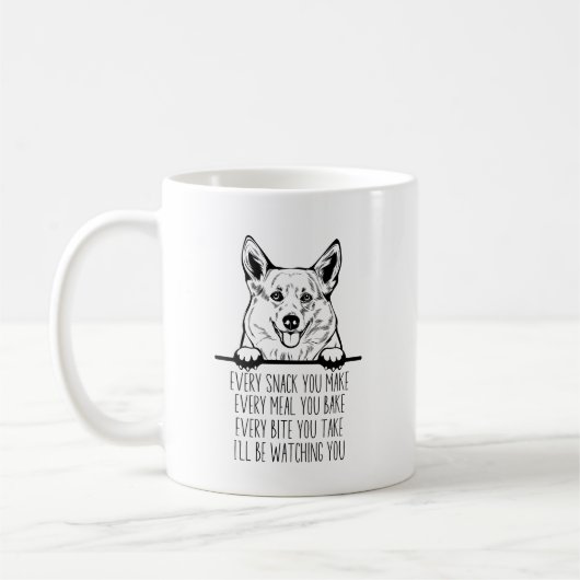 Corgi-Tasse, Corgi-Mama-Geschenk, Corgi-Mama-Kaffe Kaffeetasse (Links)