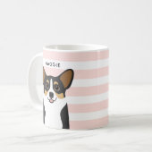 Corgi-Tasse Kaffeetasse (Vorderseite Links)