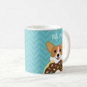 Corgi-Tasse Kaffeetasse (VorderseiteRechts)