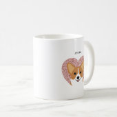 Corgi-Tasse Kaffeetasse (VorderseiteRechts)