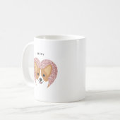 Corgi-Tasse Kaffeetasse (Vorderseite Links)