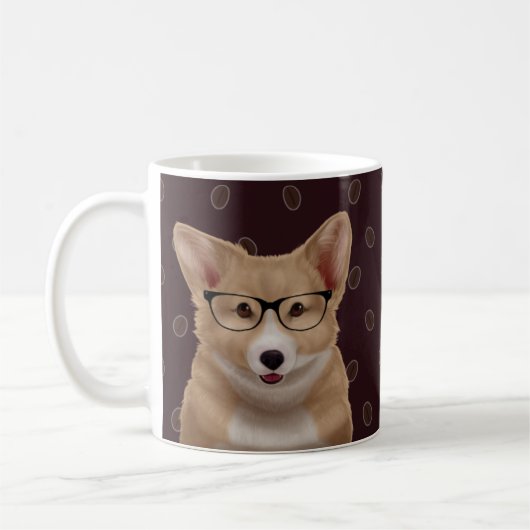 Corgi-Tasse Kaffeetasse (Links)