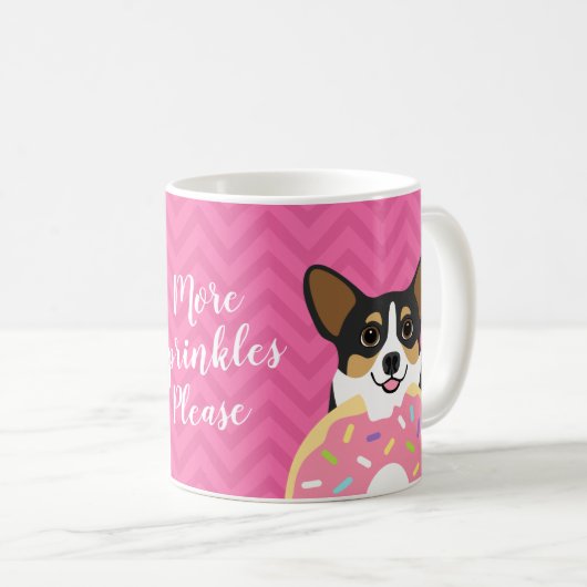 Corgi-Tasse Kaffeetasse (VorderseiteRechts)