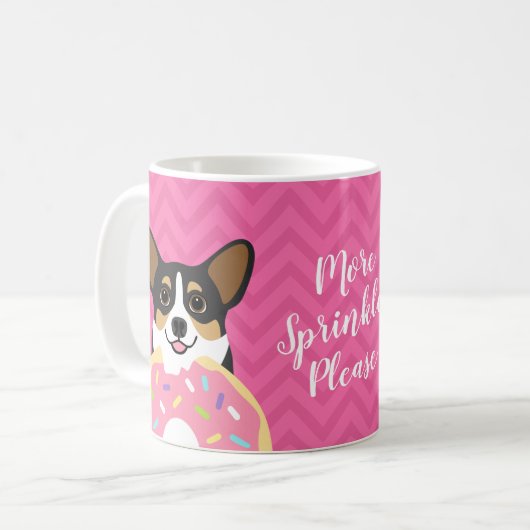 Corgi-Tasse Kaffeetasse (Vorderseite Links)