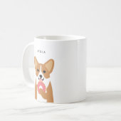Corgi-Tasse Kaffeetasse (Vorderseite Links)