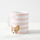 Corgi-Tasse Kaffeetasse (Vorderseite Links)