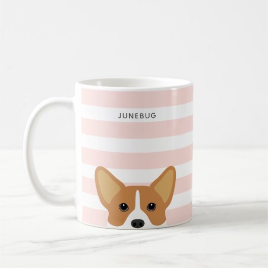 Corgi-Tasse Kaffeetasse (Links)