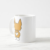 Corgi-Tasse Kaffeetasse (Vorderseite Links)