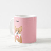Corgi-Tasse Kaffeetasse (Vorderseite Links)