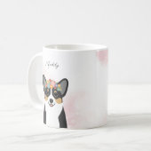 Corgi-Tasse Kaffeetasse (Vorderseite Links)
