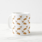 Corgi-Tasse - niedliches Korgis-Design Kaffeetasse (Vorderseite Links)