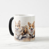 Corgi-Tasse Verwandlungstasse (Vorderseite Links)