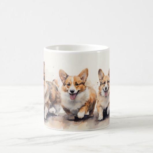 Corgi-Tasse Verwandlungstasse (Mittel)