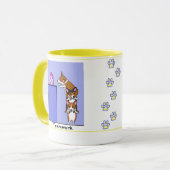 Corgi-Teamwork-Tasse Tasse (Vorderseite Links)