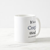 Corgi Thing Kaffeetasse (VorderseiteRechts)